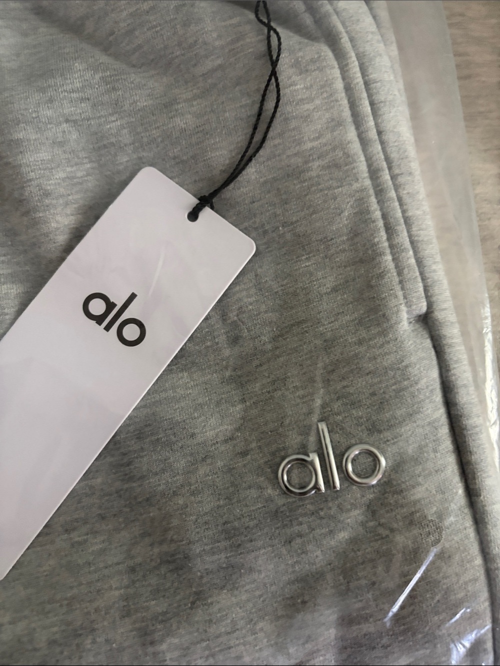 ALO Yoga Light Gray Sweat Joggers small - Picture 4 of 4